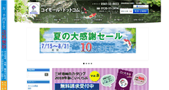 Desktop Screenshot of koimall.com
